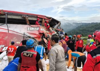 Bus Rombongan Pelajar Bogor Kecelakaan di Malang, Sejumlah Orang Dikabarkan Terluka
