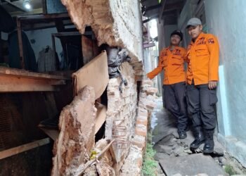Dinding Rumah di Babakan Pasar Jebol, Penghuni Mengungsi