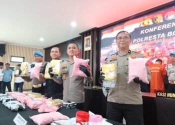Polisi Ungkap Kasus Narkoba Terbesar di Kota Bogor, 21 Kg Sabu dan 8 Kg Ekstasi Disita