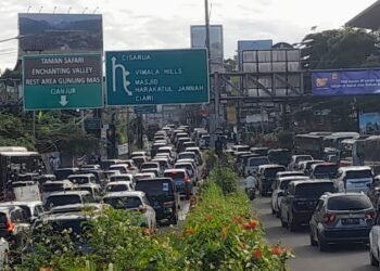 Libur Panjang, Ribuan Kendaraan Padati Puncak Bogor