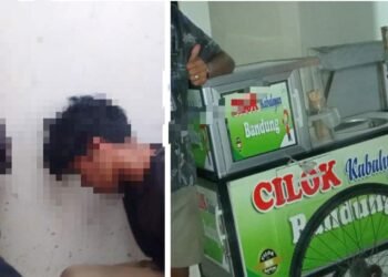 Usai Diterima Kerja, Pria di Cibinong Malah Curi dan Jual Gerobak Cilok Milik Bosnya