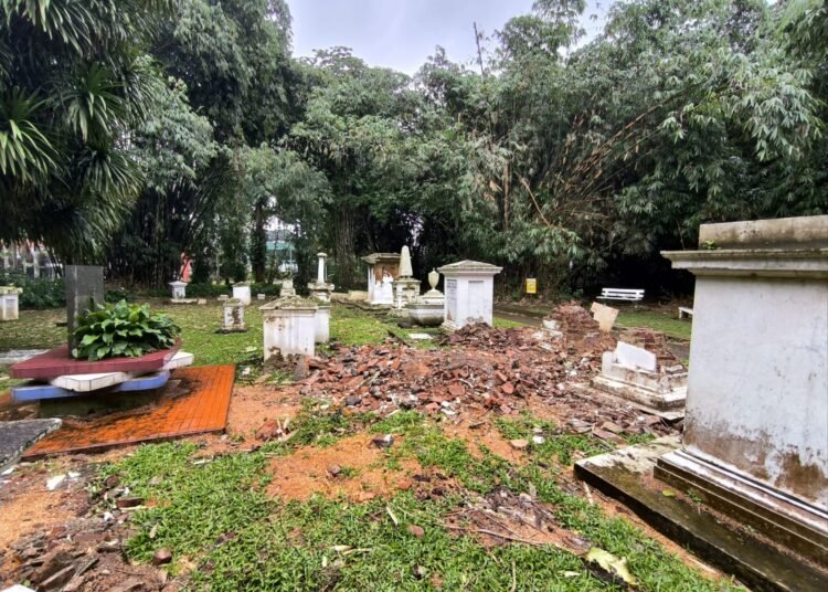 Pohon Tumbang Timpa Makam Belanda, Ini Penjelasan Pengelola Kebun Raya Bogor