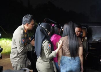 Terjaring Operasi Pekat, 15 PSK di Sukamakmur Diamankan Satpol PP