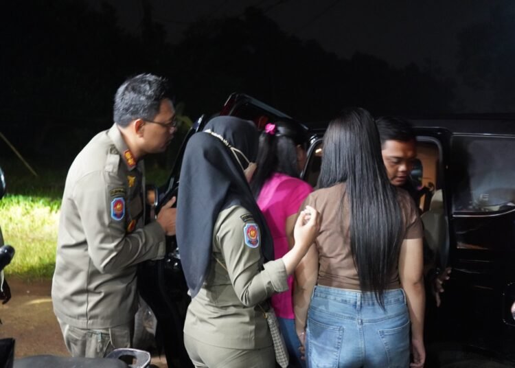 Terjaring Operasi Pekat, 15 PSK di Sukamakmur Diamankan Satpol PP