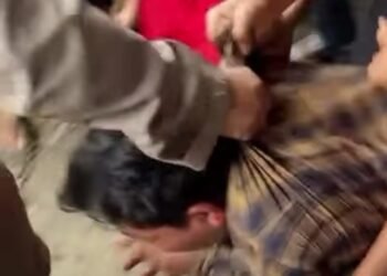 Terduga Pelaku Curanmor di Cibinong Diamuk Warga