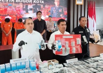 Ungkap Kasus Obat Keras Tertentu dan Psikotropika, Polisi Tangkap 27 Tersangka di Kota Bogor 