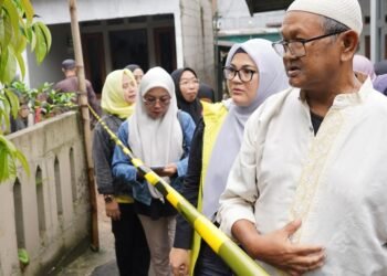 Tinjau Lokasi Bencana, Desy Yanthi Utami Bersama HWK Kota Bogor Salurkan Bantuan