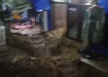 Akibat Luapan Sungai Ciliwung,  423 Warga Puncak Terdampak Banjir