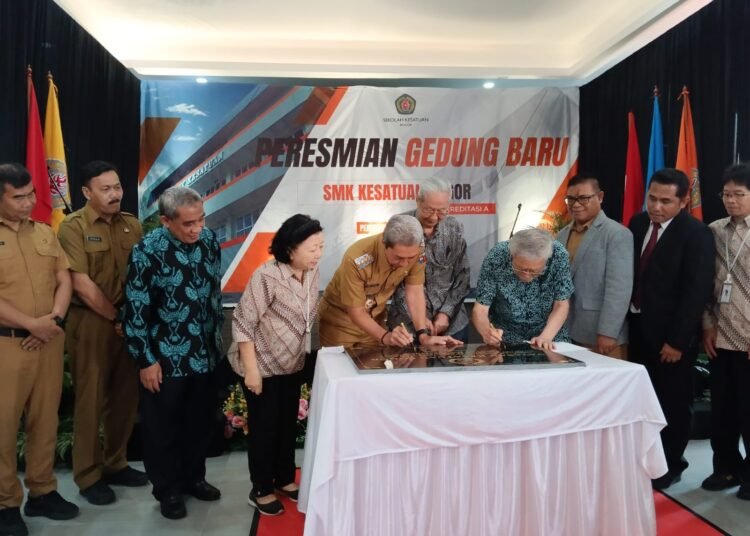 Resmikan Gedung Baru, SMK Kesatuan Bogor Siap Cetak Lulusan Berdaya Saing Global