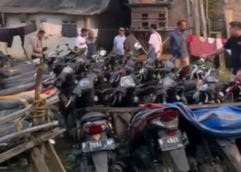 Polisi Amankan Puluhan Motor Diduga Hasil Tarikan Debt Collector di Kota Bogor