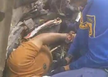 Tragis! Sopir Terjepit Usai Truk yang Dikendarainya Terguling di Sentul