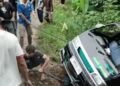 Pikap Rombongan Warga Terperosok ke Jurang di Sukamakmur, 4 Orang Terluka