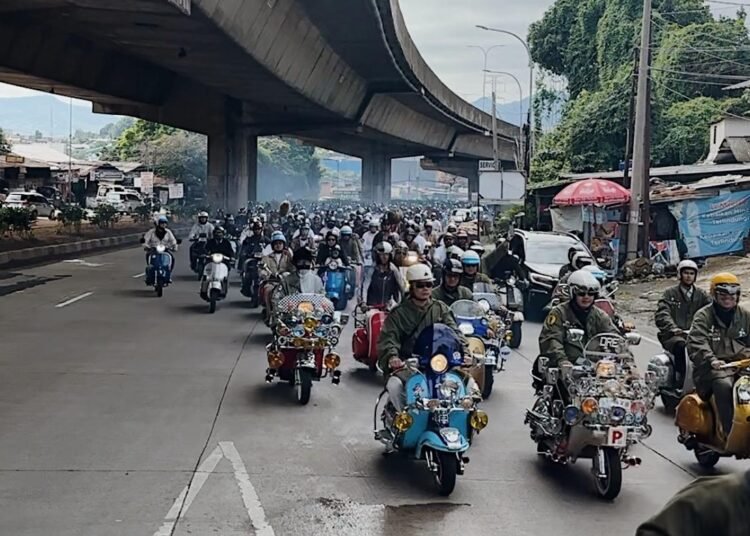 Ultah ke-17 Bopscoot, 1.500 Pecinta Vespa Ramaikan Bogor Mods Mayday 2025