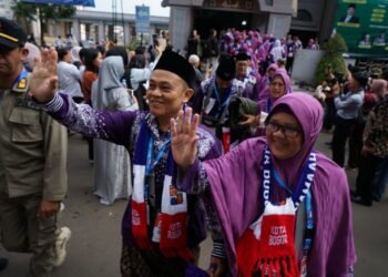Calon Jemaah Haji Asal Kota Bogor Sukacita Menuju Tanah Suci