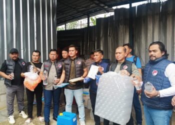 Polisi Gerebek Gudang Miras Oplosan di Cilebut Timur Bogor, 5 Orang Ditangkap