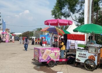 Pemilik Stand UMKM Keluhkan Pedagang Liar Masuk Kabogorfest Pakansari