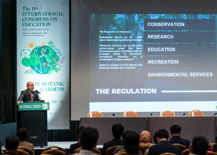 PT MNR Wakili Indonesia di Kongres Kebun Raya Internasional