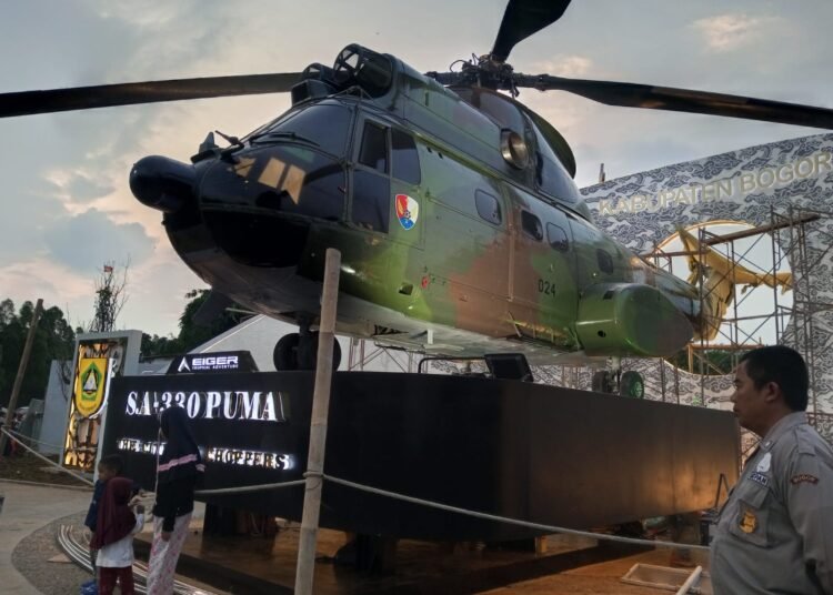 Fantastis, Tugu Helikopter di Simpang Sentul Habiskan Anggaran Lebih dari Setengah Miliar 