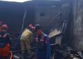 Api Sambar Bahan Bakar, Pabrik Kerupuk di Tanah Sareal Terbakar
