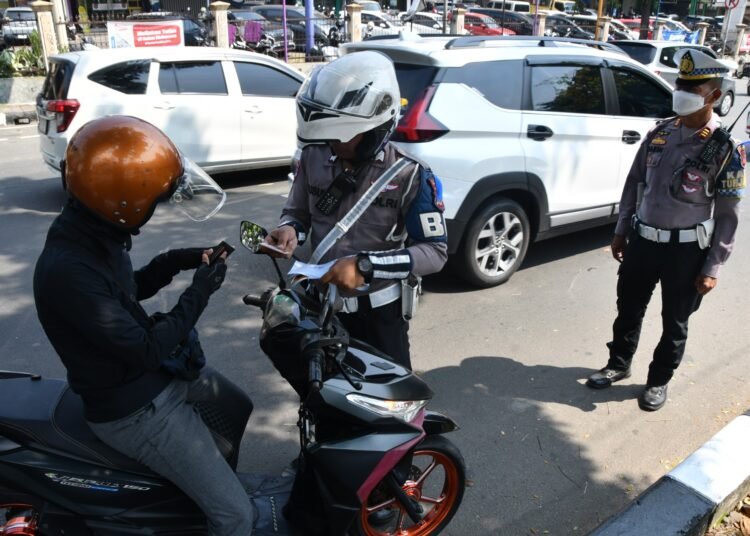 Puluhan Pelanggar Lalin Terjaring Operasi Patuh Lodaya di Kota Bogor