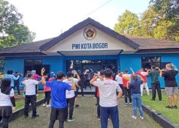 Jumat Sehat PWI Kota Bogor Diapresiasi Wali Kota Dedie Rachim