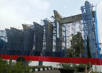 Kawasan Cibinong Terus Ditata, Lawang Kori Jalan Tegar Beriman Direvitalisasi 