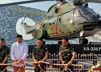 Diresmikan Panglima TNI, Tugu Helikopter di Bogor Jadi Monumen Bersejarah