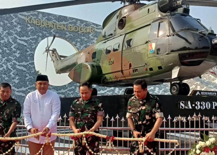 Diresmikan Panglima TNI, Tugu Helikopter di Bogor Jadi Monumen Bersejarah