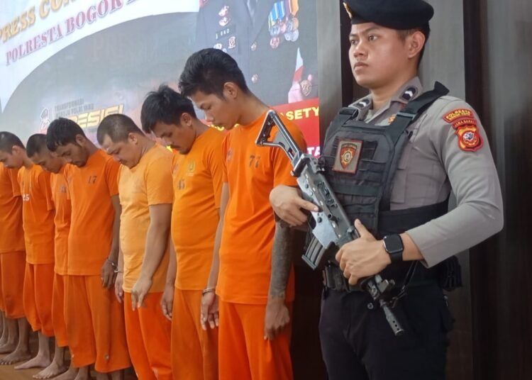 Polisi Ringkus 12 Pencuri Motor yang Beraksi di 10 TKP Kota Bogor