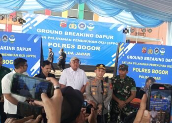 Program MBG, Polres Bogor Bangun Dapur Satuan Pelayanan Pemenuhan Gizi Polri