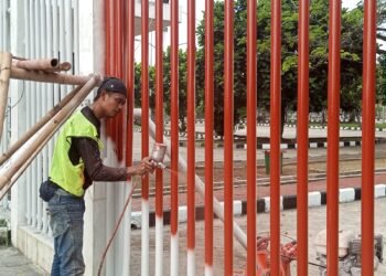 Kawasan Stadion Pakansari Dipercantik Jelang HUT ke-80 RI, Anggaran Tembus 3 Miliar