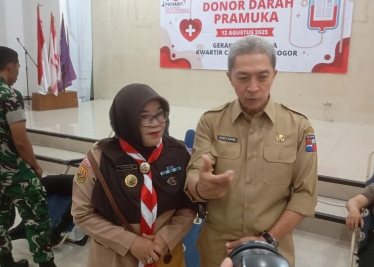 Sambut HUT Pramuka, Kwarcab Pramuka Kota Bogor Donorkan Darah