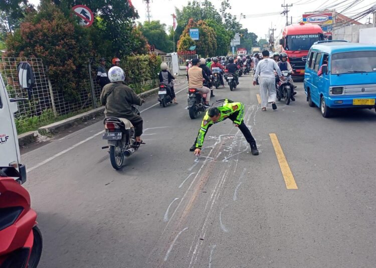 Gagal Nyalip, Pemotor Tewas Terlindas Truk Pertamina di Dramaga
