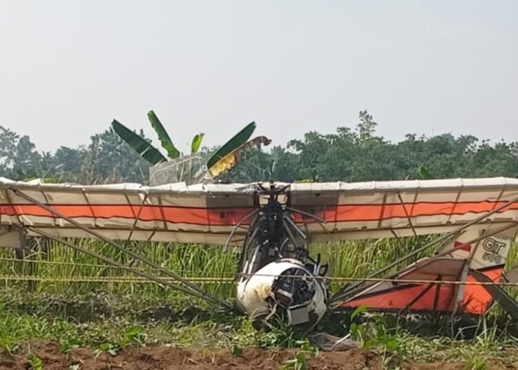 Detik-detik Pesawat Jatuh di Ciampea, Sempat Oleng dan Terbang Memutar