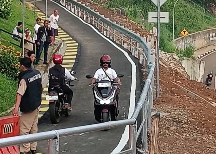 Jalur Sementara Motor di Batutulis Dibuka Usai Diuji Coba