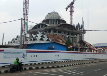 Progres Proyek Masjid Agung Kabupaten Bogor Capai 47,6 Persen