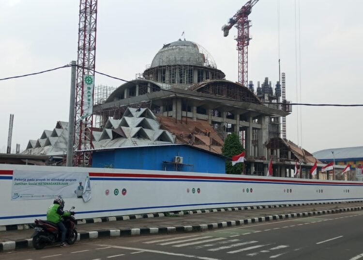 Progres Proyek Masjid Agung Kabupaten Bogor Capai 47,6 Persen