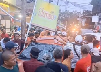 Tak Ada Korban Meninggal dalam Peristiwa Mobil Tabrak Sejumlah Kendaraan di Sukaraja