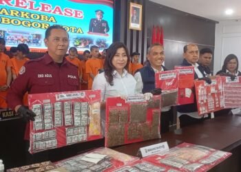 Ungkap Kasus Narkoba, Polisi Tangkap 33 Tersangka di Kota Bogor 