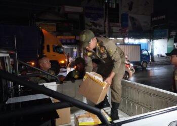 Operasi Pekat di Cibinong-Citeureup, 8 Galon Ciu Diamankan, Ratusan Miras Disita