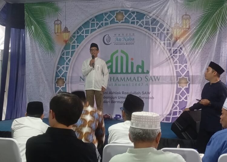 DKM Masjid An Naba PWI Kota Bogor Gelar Peringatan Maulid Nabi Muhammad SAW