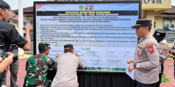 TNI-Polri dan Pemkot Bogor Deklarasikan Komitmen Jaga Kondusivitas