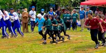 Dari Hadang hingga Egrang, Ratusan Pelajar SD Adu Ketangkasan di Oltrad Kota Bogor 2025