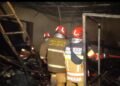Toko Material di Kayumanis Kota Bogor Hangus Terbakar