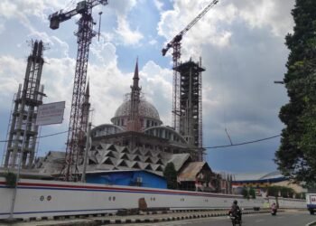 Capai 78 Persen, Pembangunan Masjid Raya Pakansari Terkendala Sulitnya Bahan Material