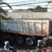2 Truk di Cileungsi Tabrakan dan Terguling Timpa Pemotor, 6 Orang Terluka 