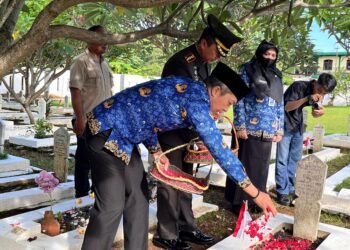 HUT ke-54, Korpri Ziarah dan Tabur Bunga di TMP Dreded Kota Bogor