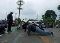 Lawan Arah karena Panik Saat Ada Operasi, 3 Pelajar Dihukum Push Up 150 Kali