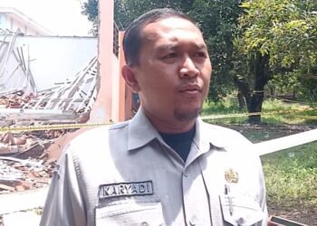 Bangunan Ambruk SMKN 1 Gunungputri Terjadi Saat KBM Berlangsung