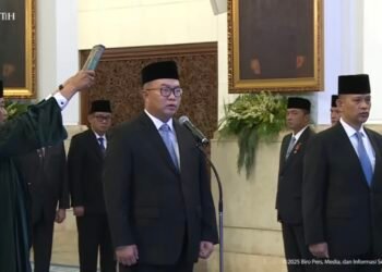 Pelantikan Arif Satria jadi Kepala BRIN
